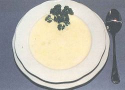 Fårfeisuppn aus Mehl, Milch, Wasser, Butter